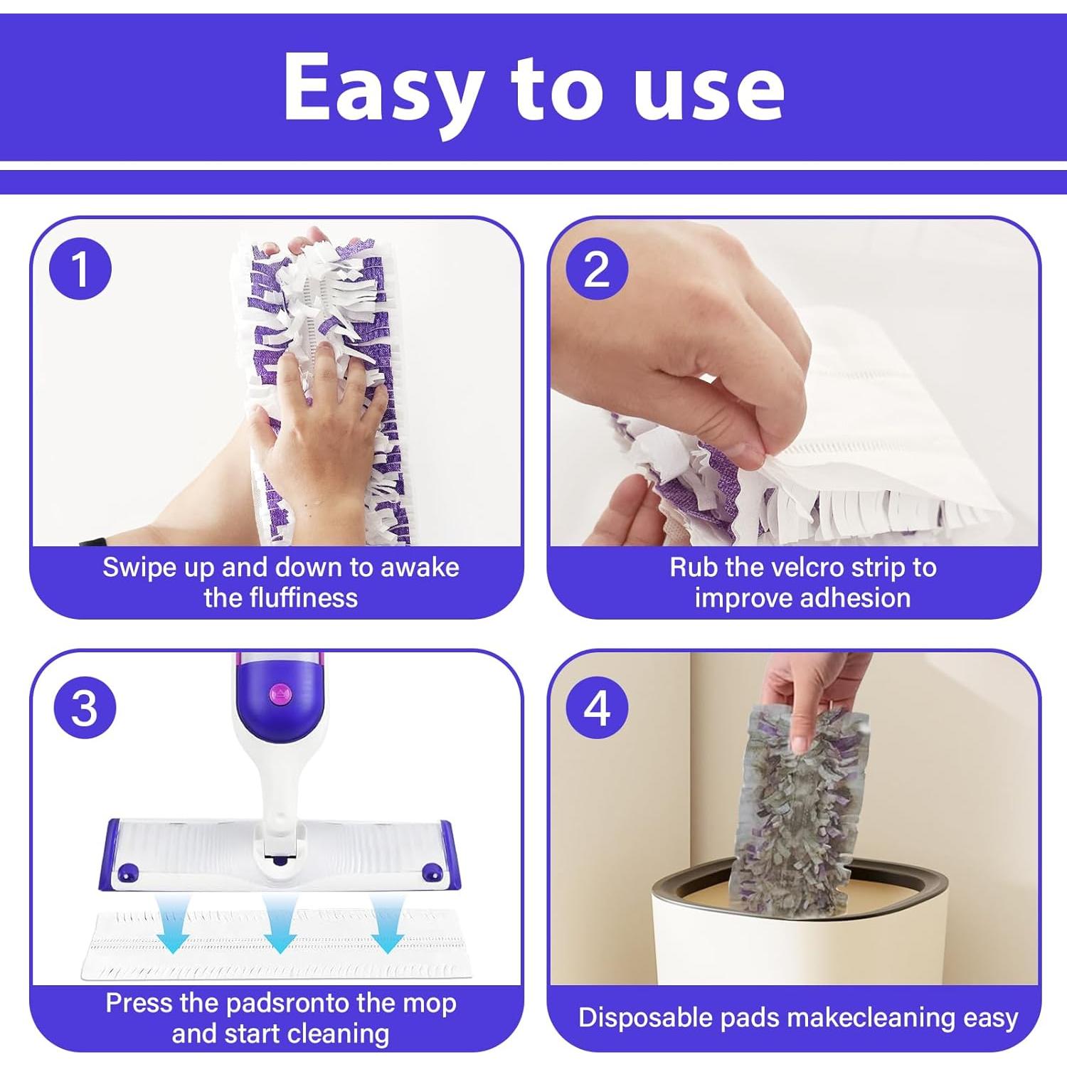 26 Recargas Paños Desechables Swiffer PowerMop Multi-Superficie