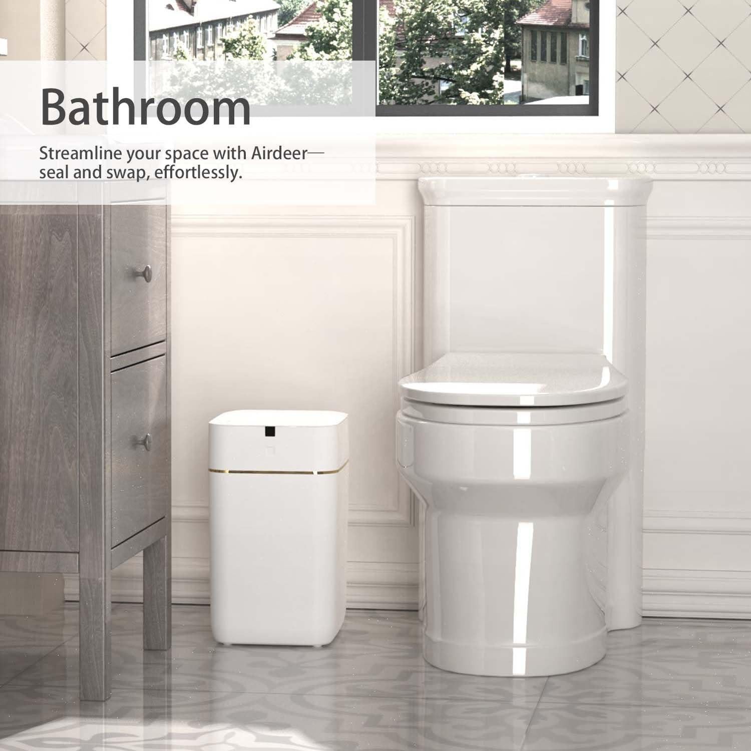 Cubo de Basura Inteligente Airdeer A1 15L con Sensor y Sellado