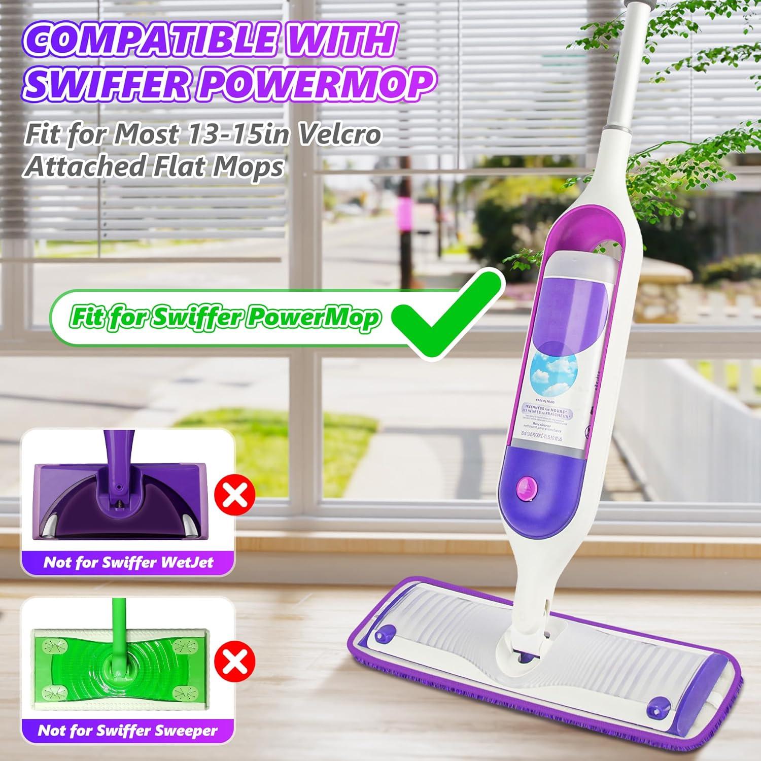 Paños Reutilizables Microfibra SEVENMAX 15" x8 para Swiffer