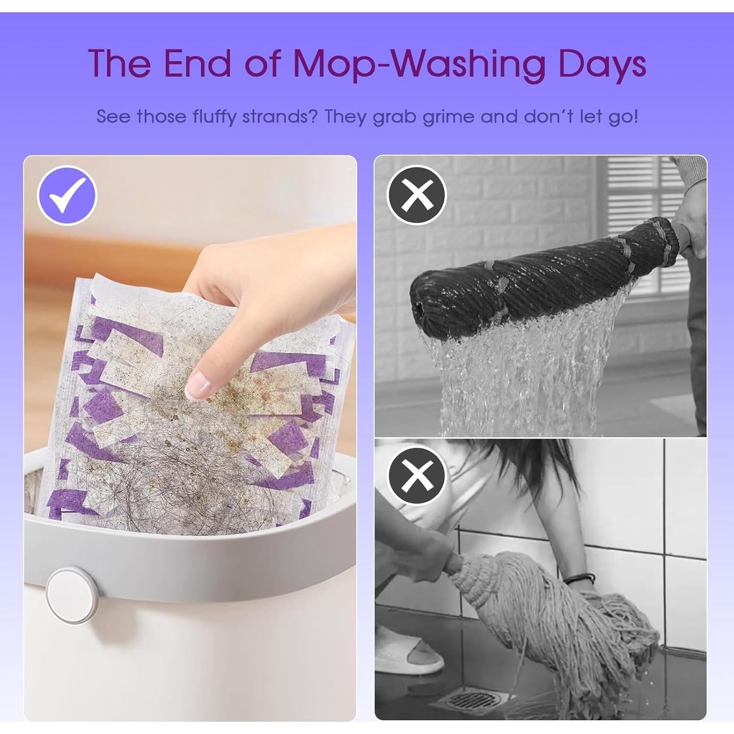 21 Almohadillas de Mopa Desechables COBLOB para Swiffer Power Mop