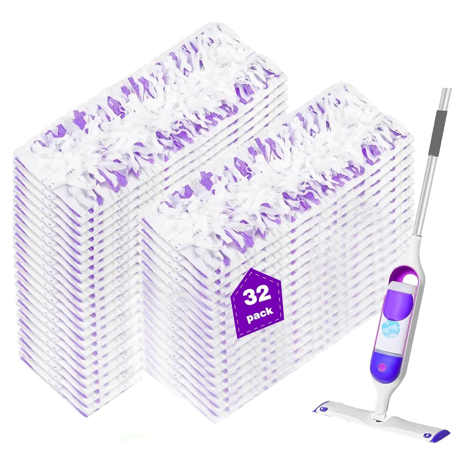 32 Paños Desechables para Mop Swiffer PowerMop - Limpieza Eficaz