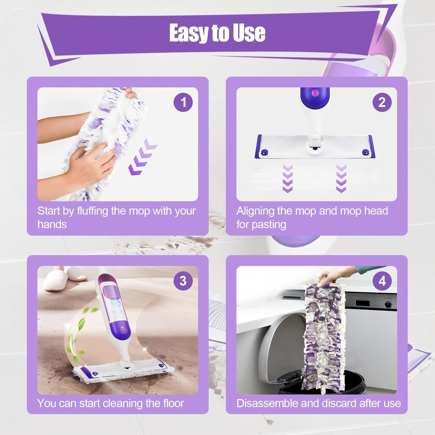 Paquete de 42 Almohadillas Desechables para Trapeador Swiffer