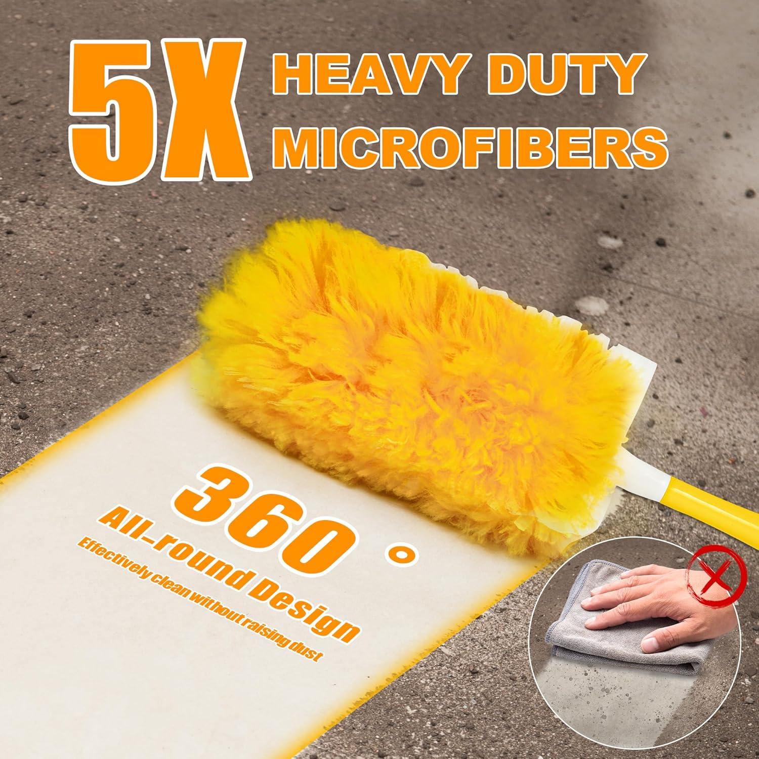 Kit de Limpieza JEHONN Duster Swiffer 20 Rellenos + Mangos