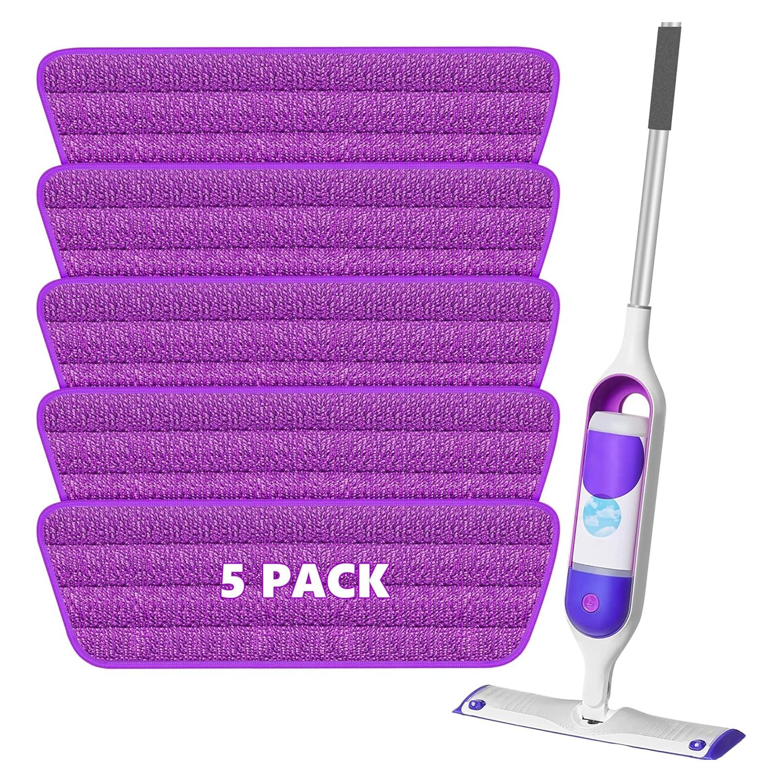 Paquetes de Mopa Reutilizables TRAV-ROUND para Swiffer 39x13 cm - 5 Unidades