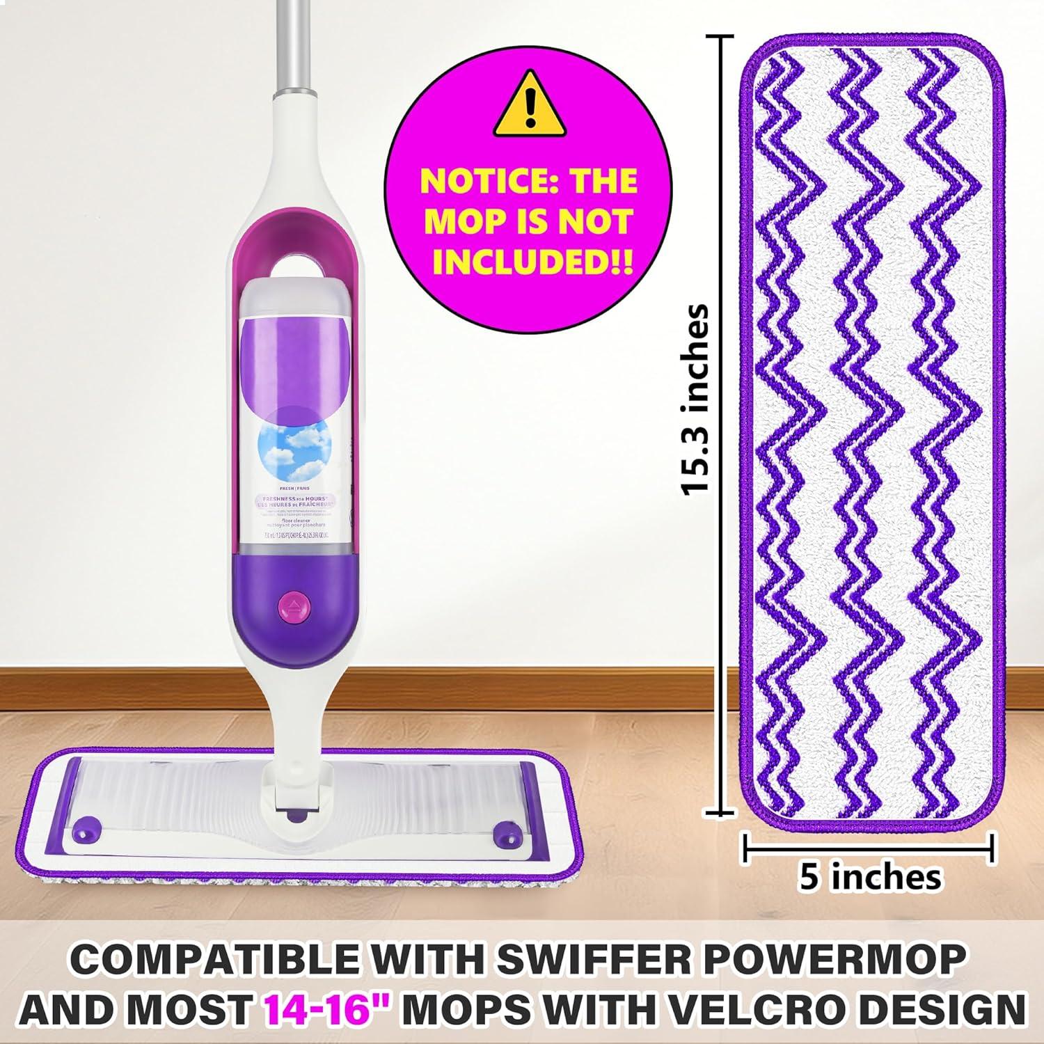 Paños de Mopa Reutilizables ILAVCLEAN 6 Unidades Microfibra