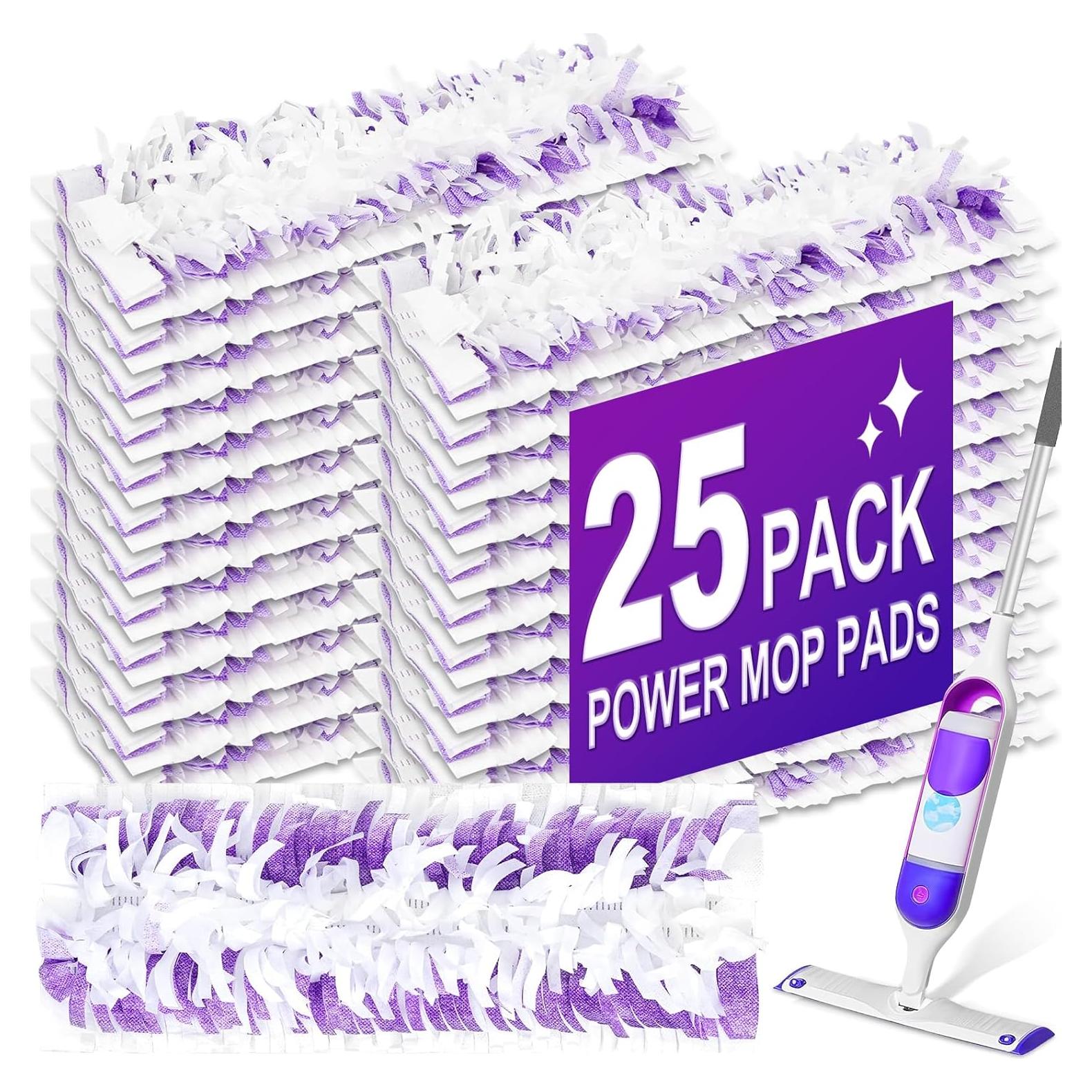 25 Almohadillas Desechables para Trapeador Swiffer PowerMop