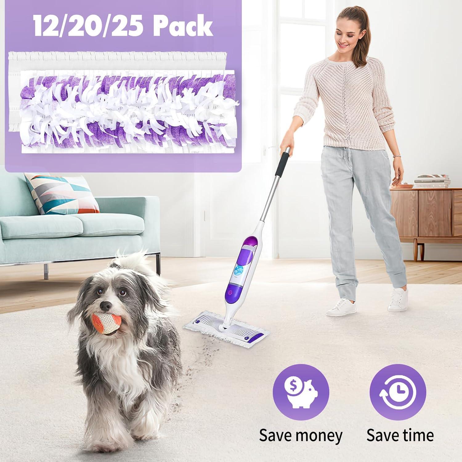 25 Almohadillas Desechables para Trapeador Swiffer PowerMop