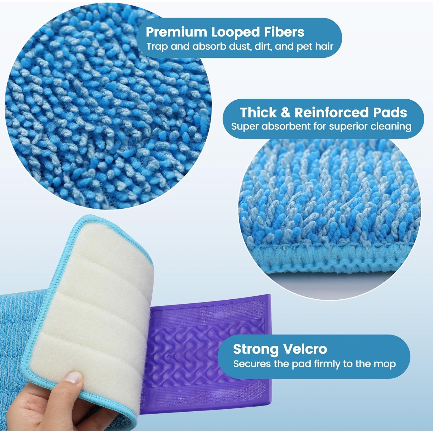 Almohadillas de Microfibra Reutilizables Tidy Monster 6 Unidades