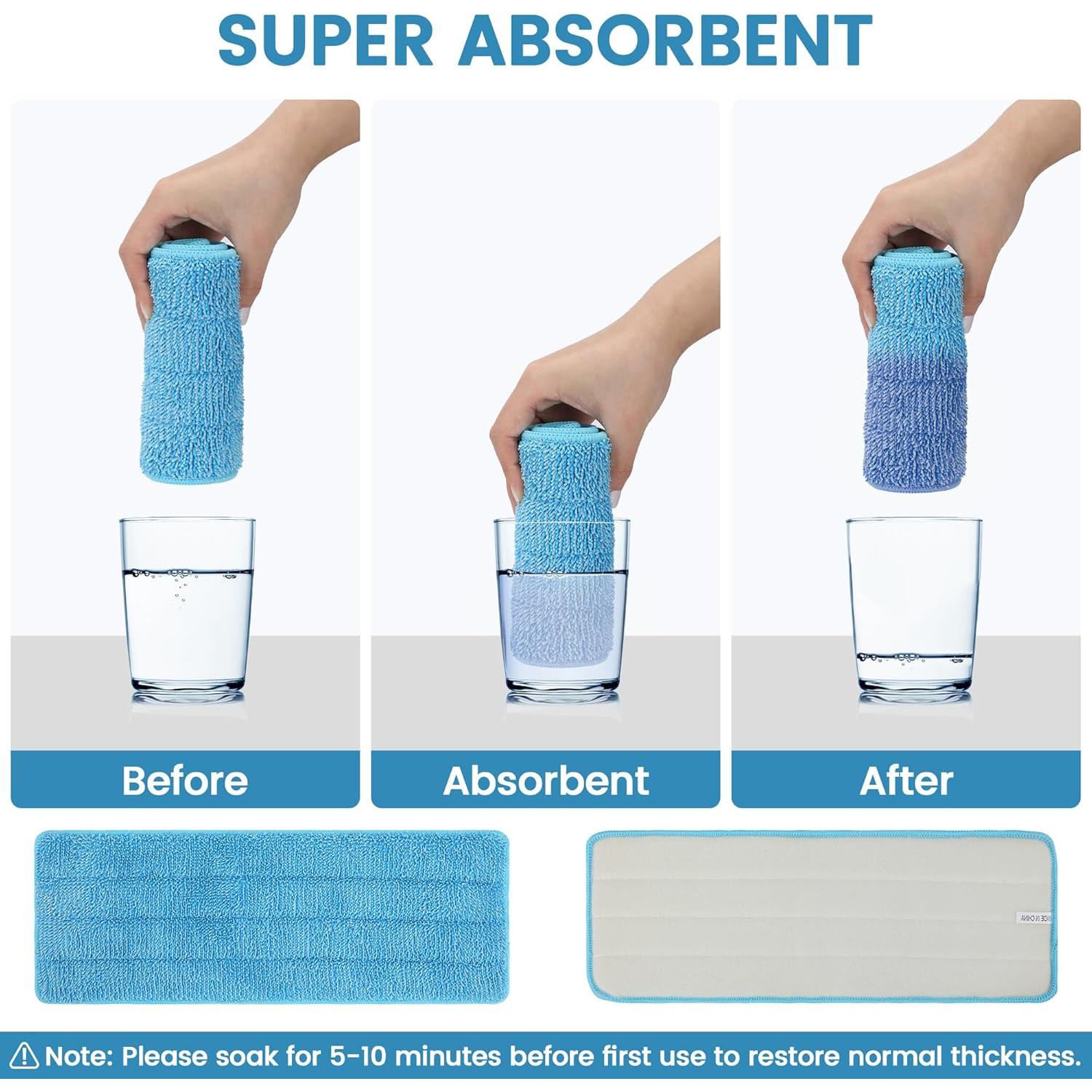 Almohadillas de Microfibra Reutilizables Tidy Monster 6 Unidades