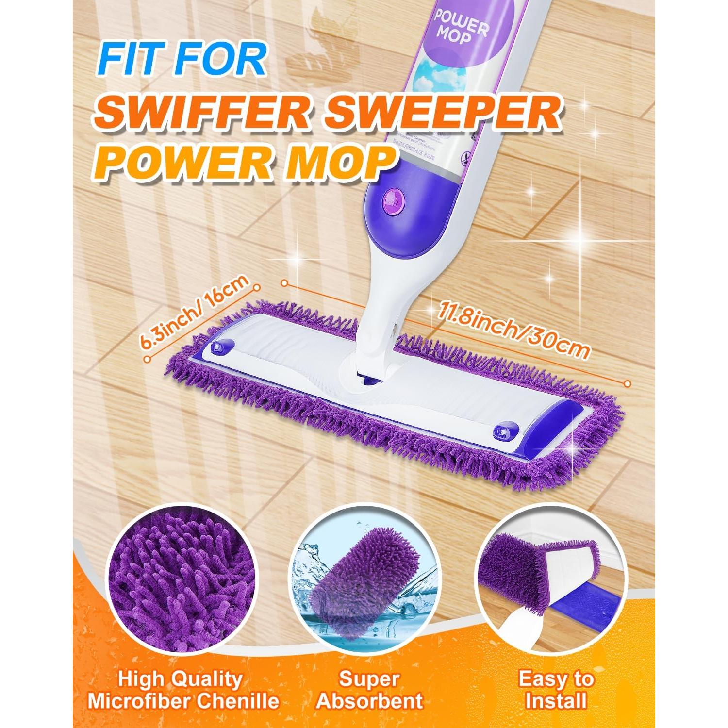 Paños Reutilizables para Mopa de Poder Swiffer MyKEEPOW - 3 Unidades