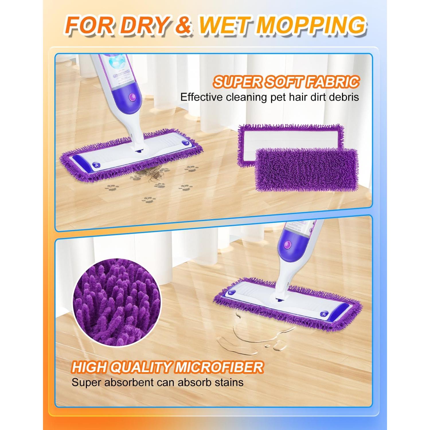 Paños Reutilizables para Mopa de Poder Swiffer MyKEEPOW - 3 Unidades