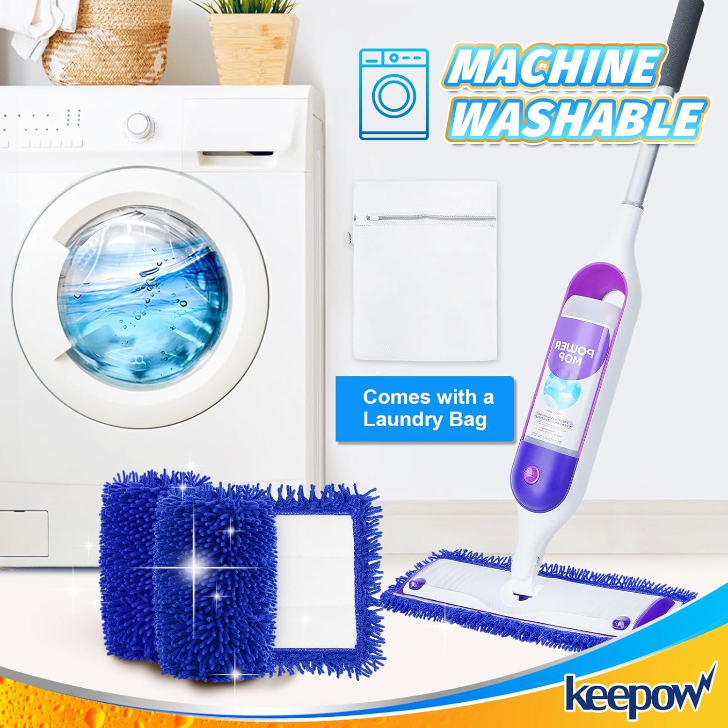 Almohadillas Reutilizables KEEPOW para Mopa Eléctrica Swiffer - 2 Paquete