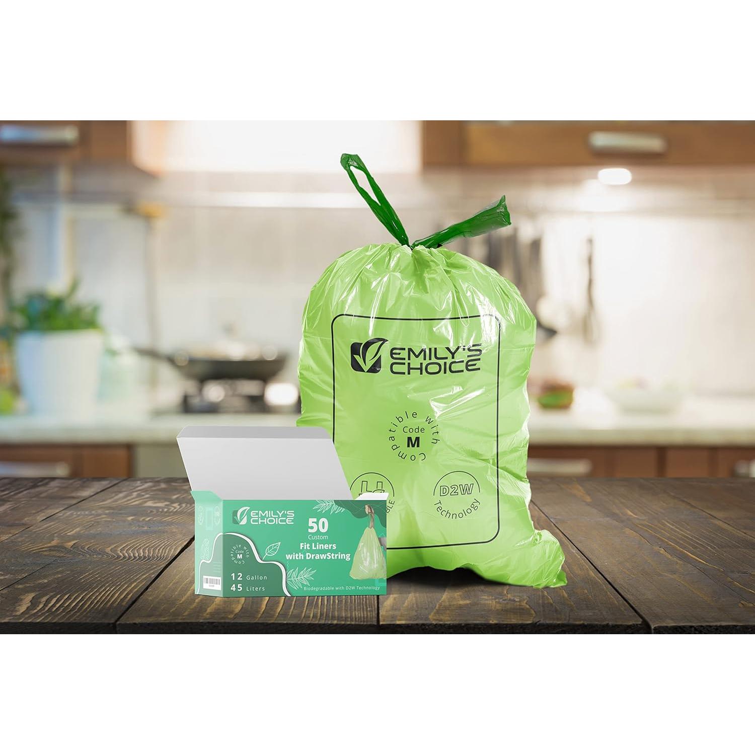 Bolsa de Basura Biodegradable Elección de Emily 50 Unidades 45L