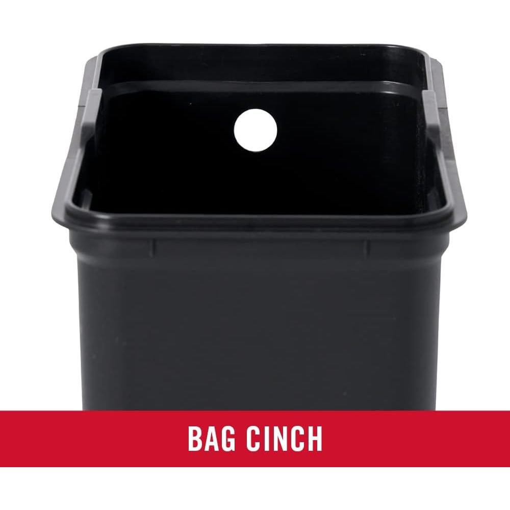 Papelera Slim Step-On Rubbermaid Acero Inoxidable 9.8L Carbón