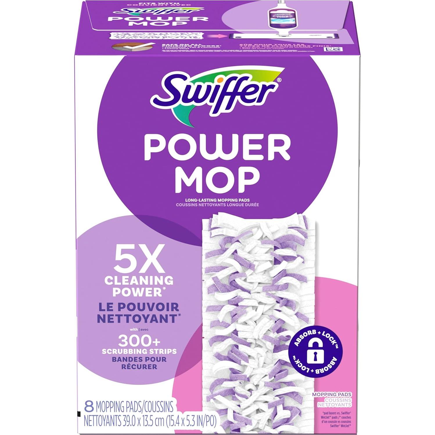 Recargas Swiffer PowerMop 16 almohadillas multi-superficie