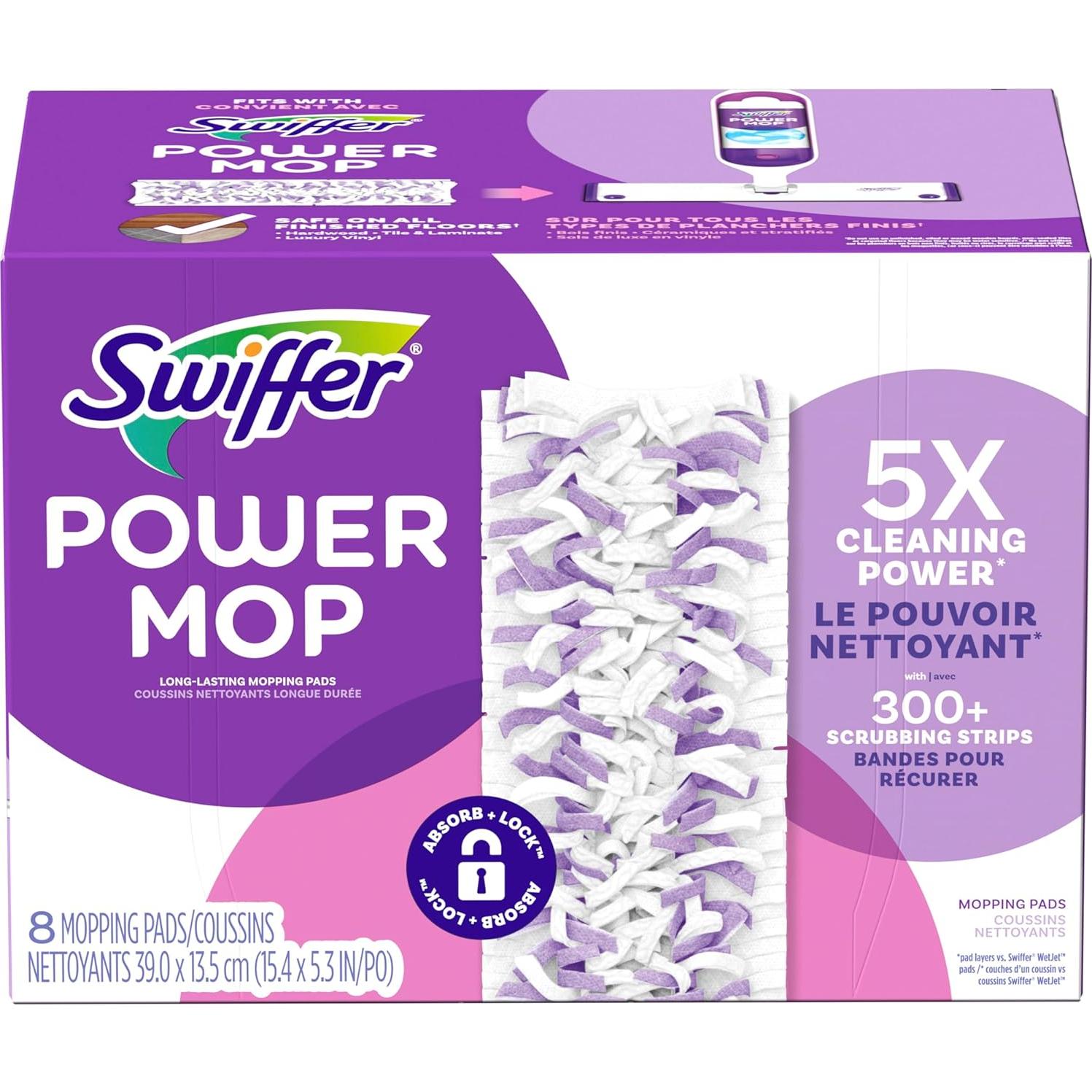 Recargas Swiffer PowerMop 16 almohadillas multi-superficie