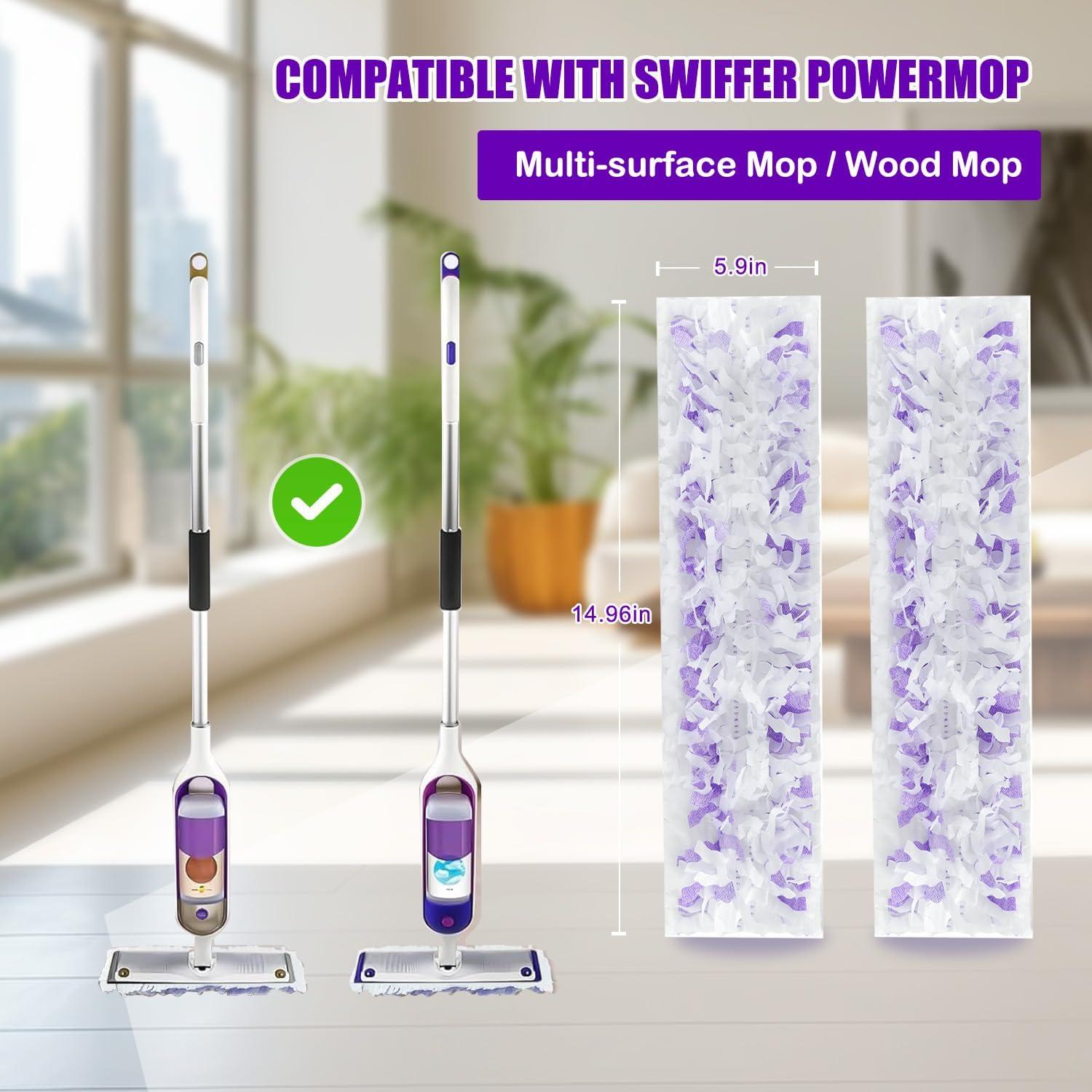 20 Recargas Almohadillas Desechables Swiffer PowerMop Multi-Superficie