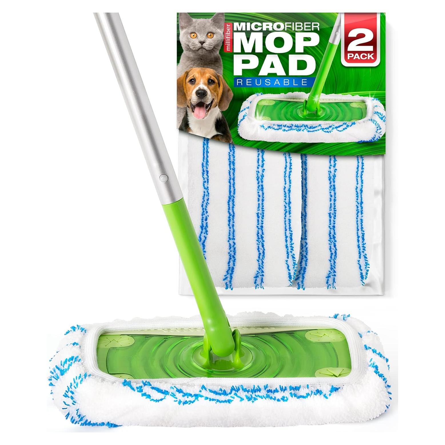 Paños de Mopa Reutilizables Millifiber 2 Unidades Microfibra