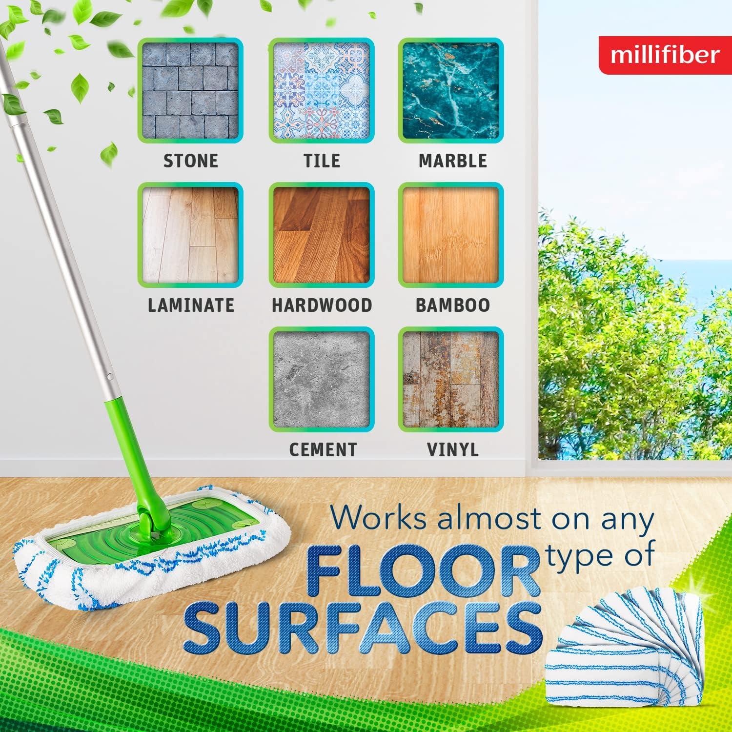 Paños de Mopa Reutilizables Millifiber 2 Unidades Microfibra