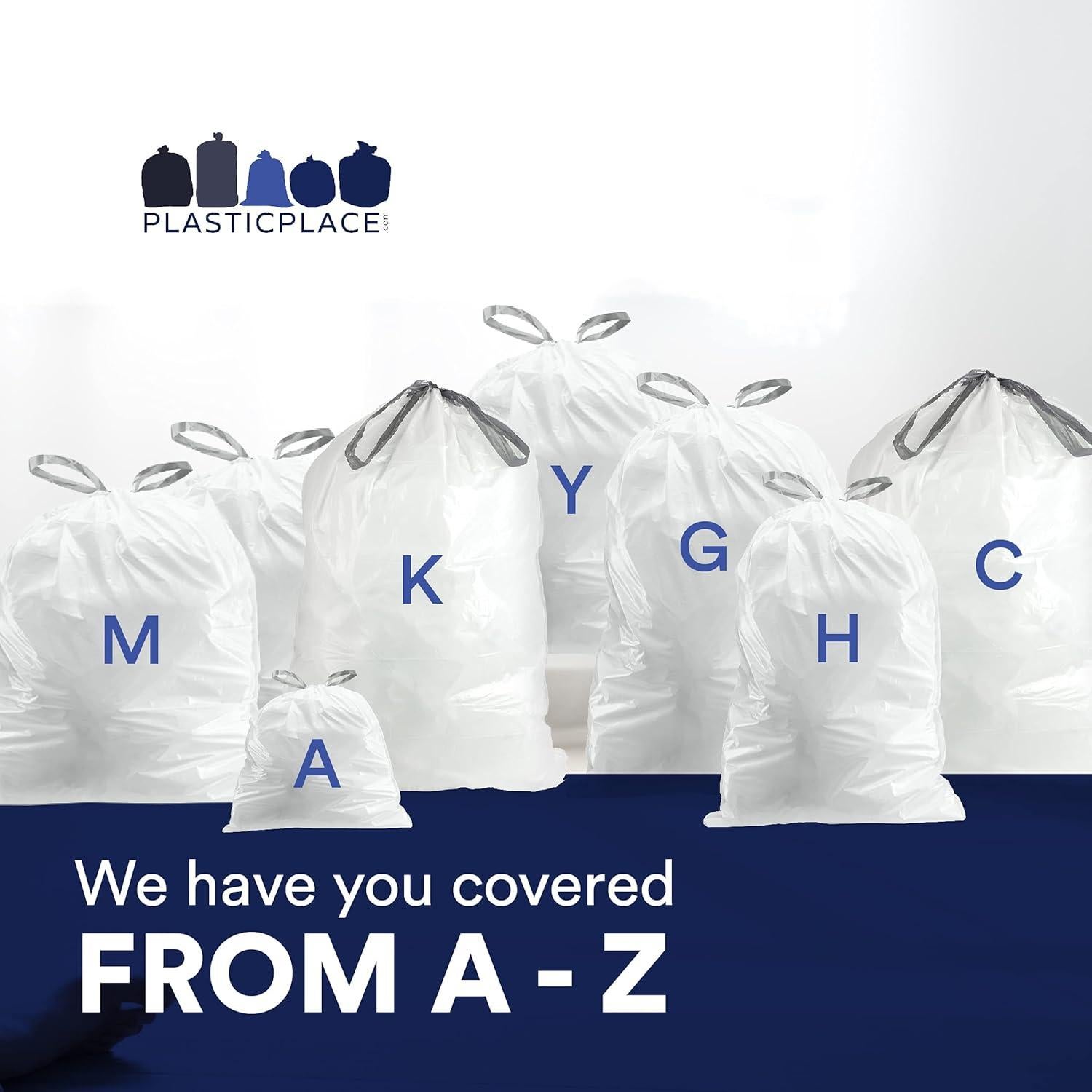 Bolsas de Basura Plasticplace Código L 200 Unidades 18 Litros