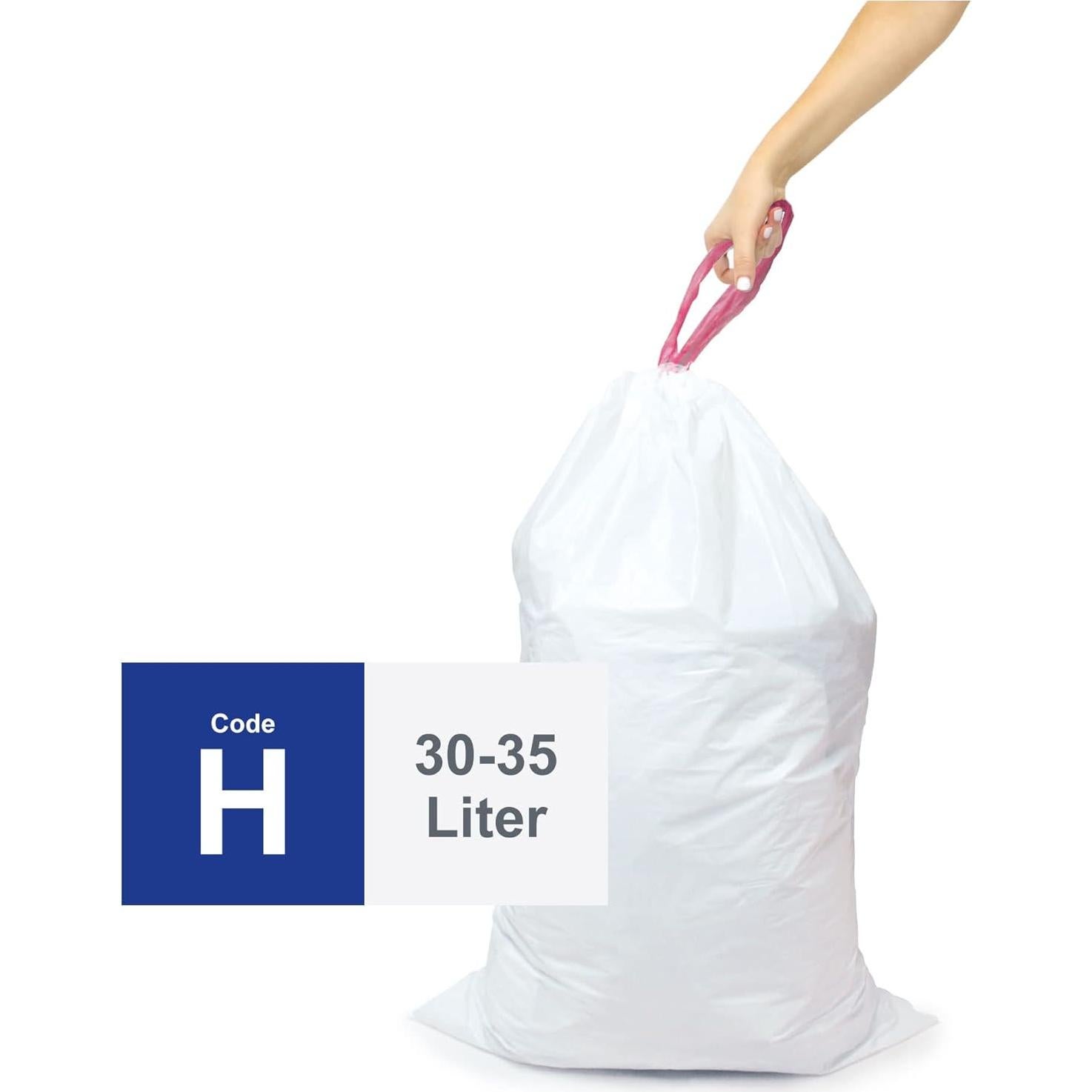 Bolsas de Basura Extreme Consumer 35L Cierre de Cuerda - 2 Unidades