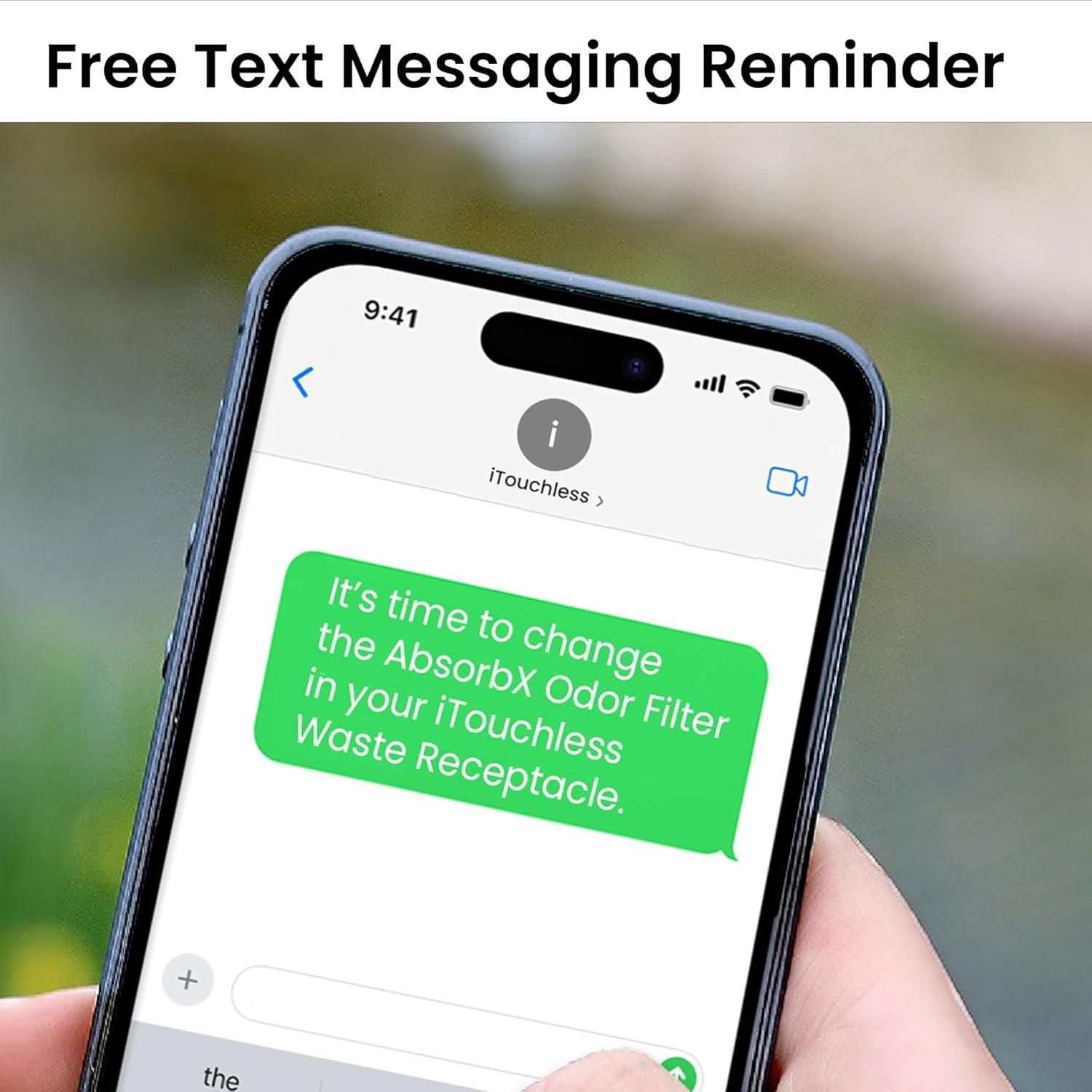 Filtros de Olor iTouchless AbsorbX Paquete de 3 para Basura 30L