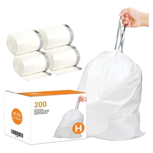 Bolsas de Plástico Desecho Alta Resistencia Confiable1st 200 Unidades