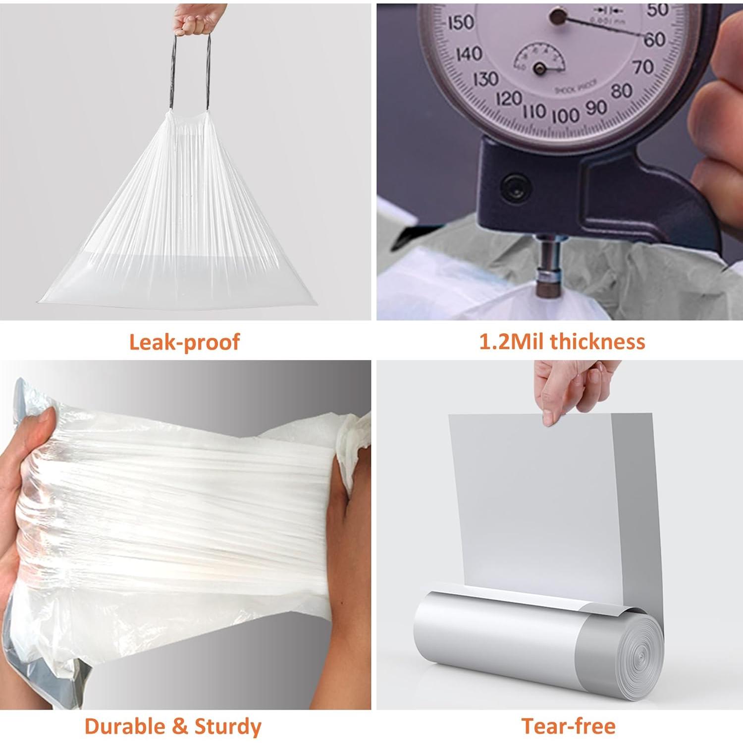 Bolsas de Plástico Desecho Alta Resistencia Confiable1st 200 Unidades