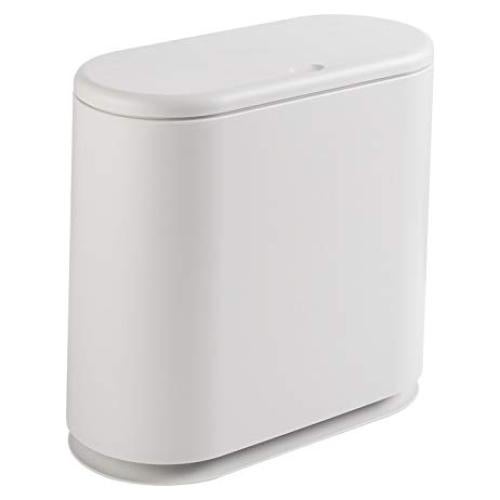 Cubo de Basura Plástico PENGKE 10 Litros Blanco con Tapa