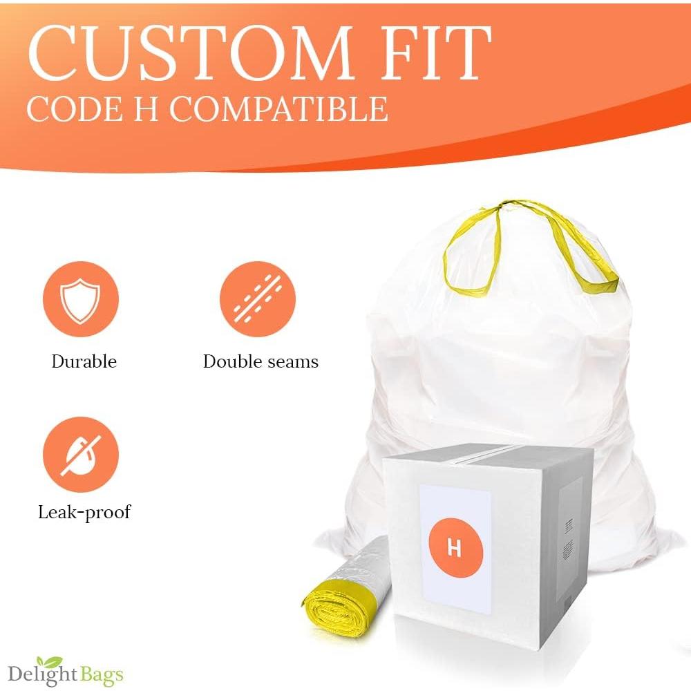 Bolsas de Basura Code H Delight Bags 100 Piezas 30L