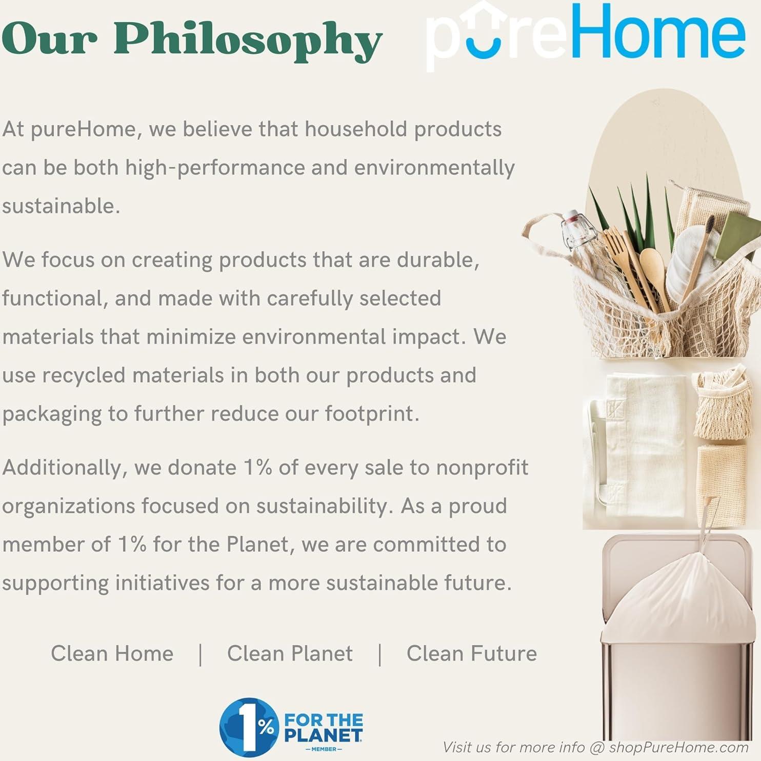 Bolsas de Basura Resistentes pureHome Código J 50 Unidades 30-45L