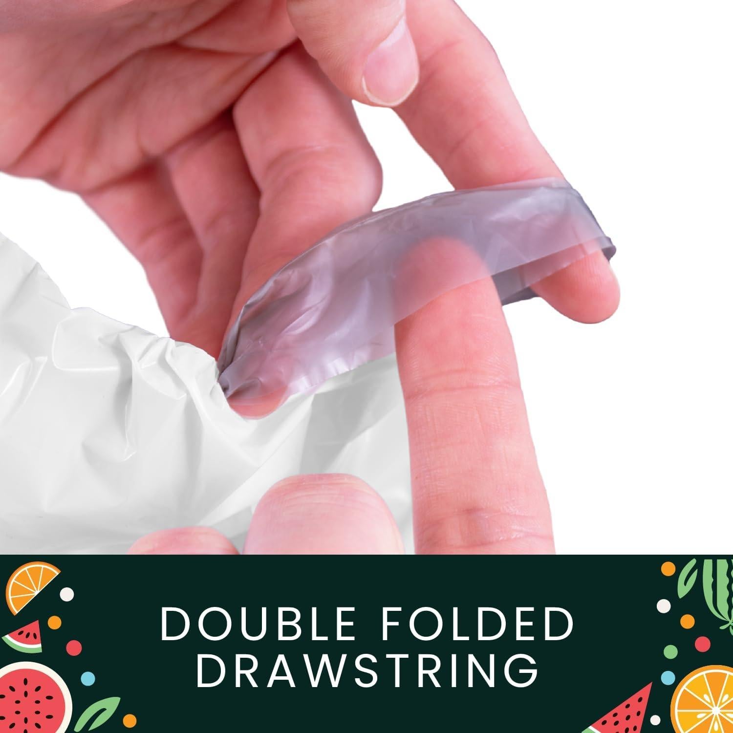 Bolsas de Basura Melon Basics Código M 45L 100 Unidades Sin Fragancia