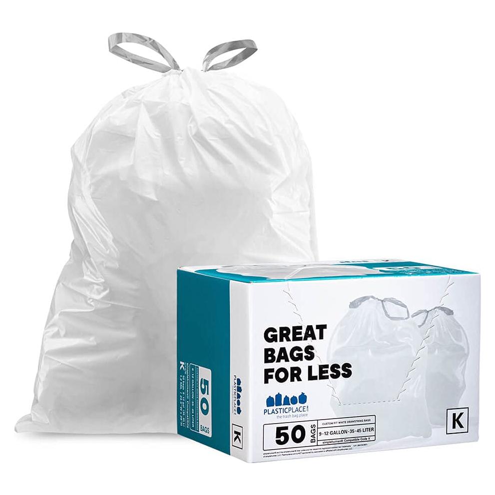 Bolsas de Basura Plasticplace 10 Galones Código K 50 Unidades