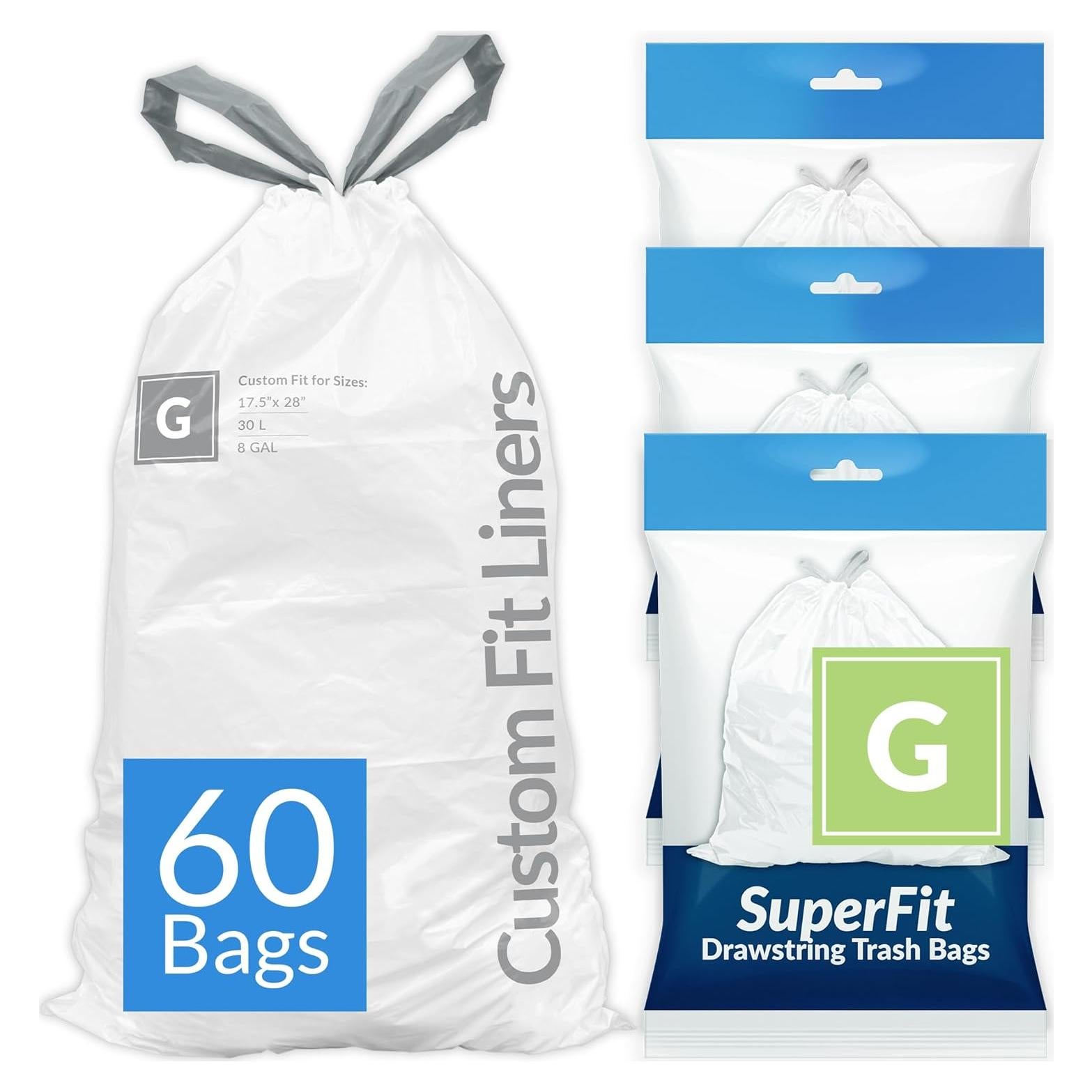 Bolsas de Basura Reli. SuperFit Cód. G 60 Unidades 30L