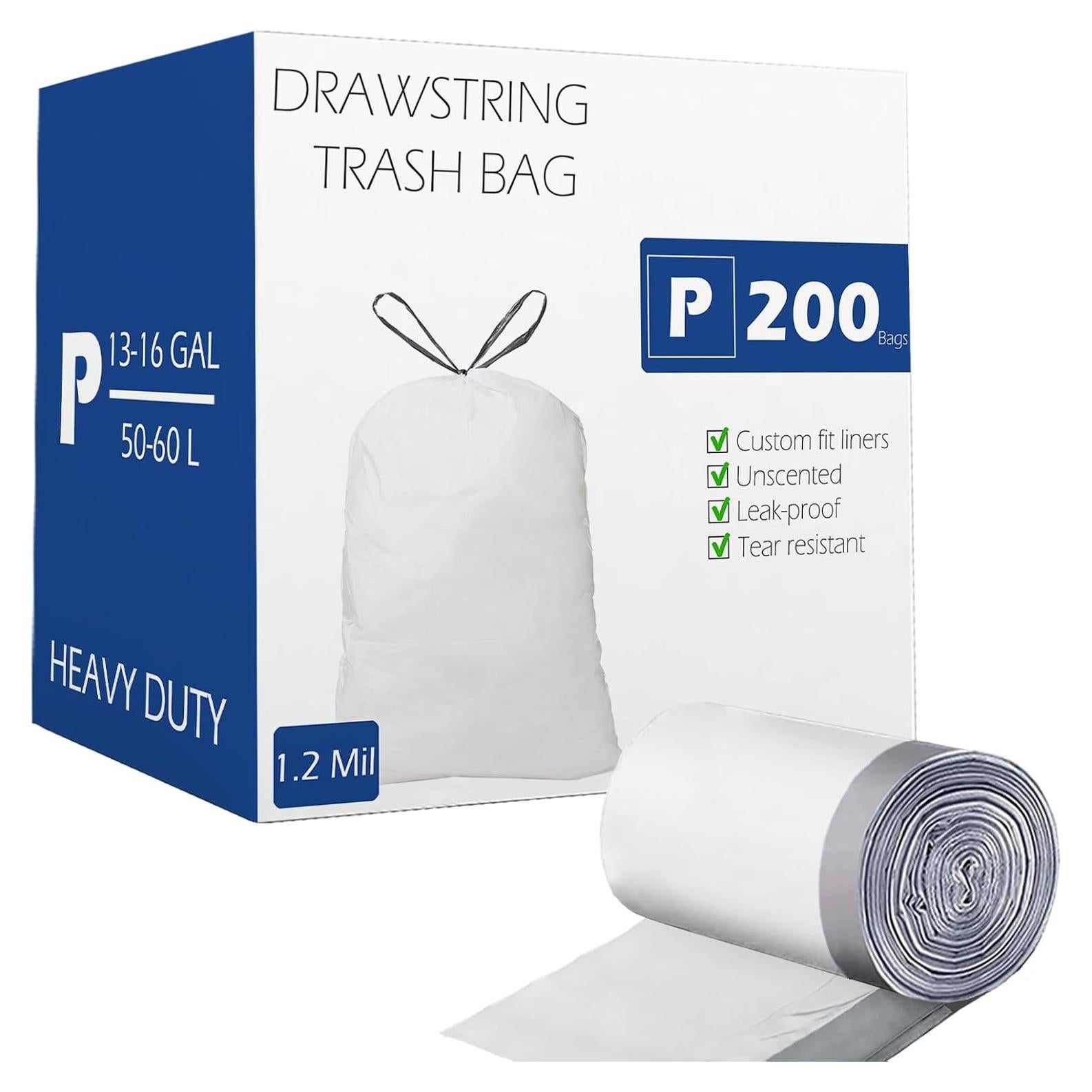 Bolsas de Basura Repaironics Código P 200 Unidades 50-60L