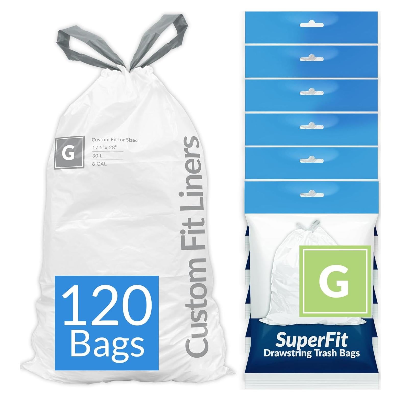 Bolsas de Basura Reli. SuperFit Cód. G 120 Unidades 30L