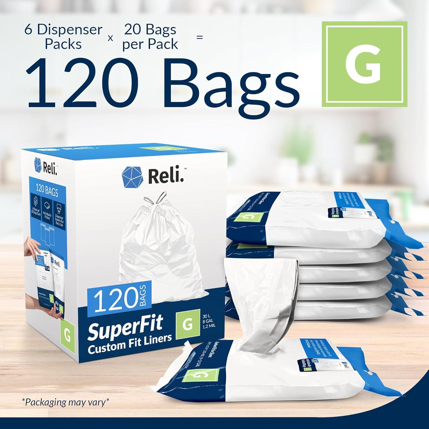 Bolsas de Basura Reli. SuperFit Cód. G 120 Unidades 30L