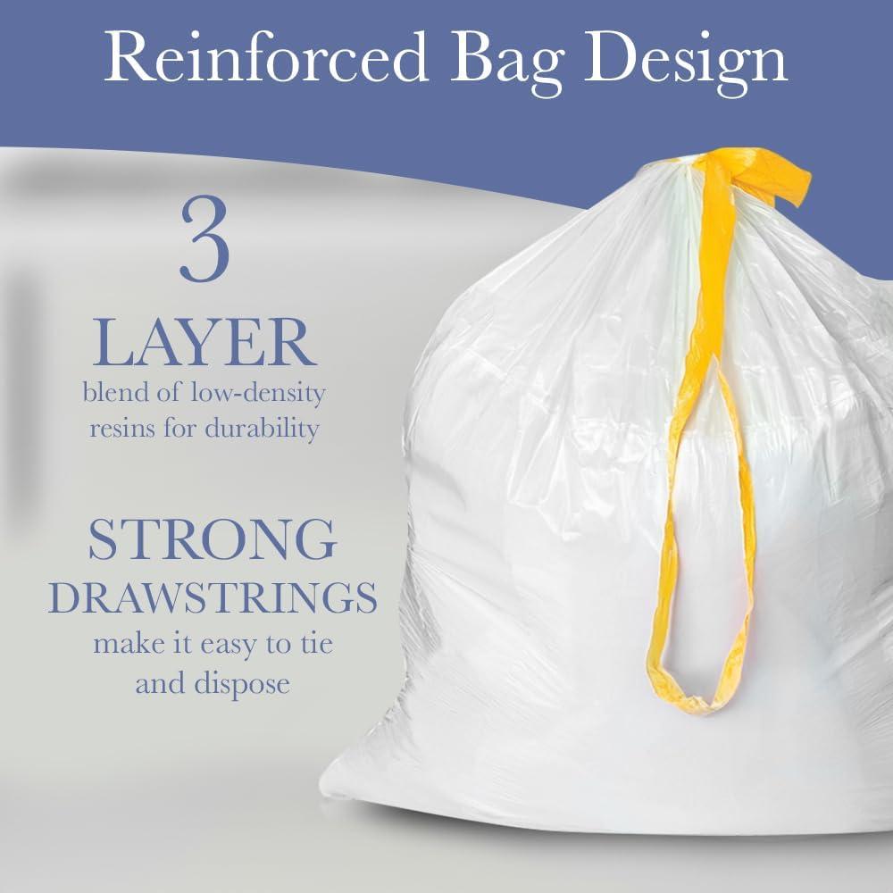 Bolsas de Basura Delight 8-9 Galones para Simplehuman - 200 Unidades