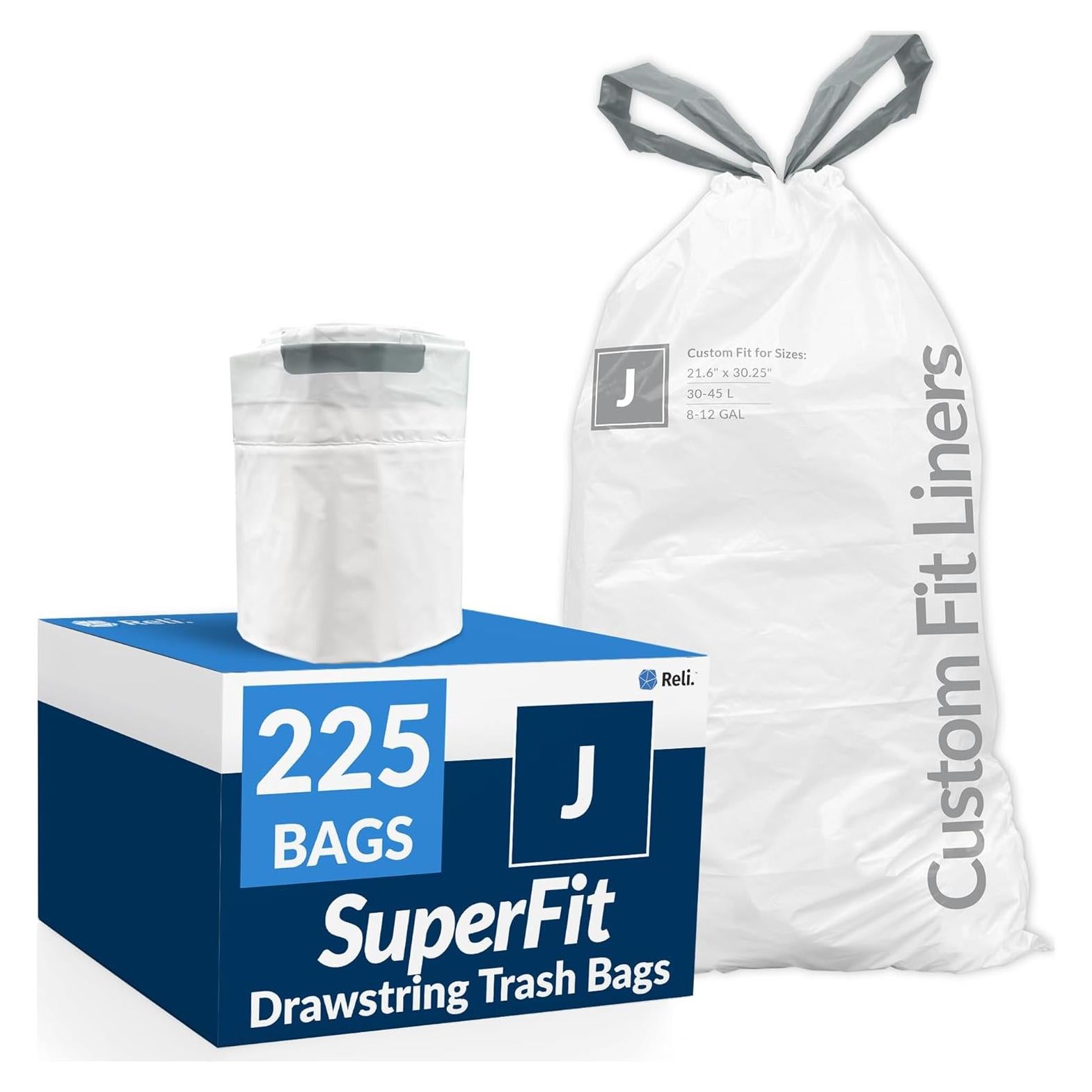 Bolsas de Basura Reli. SuperFit Código J 225 Unidades 45L