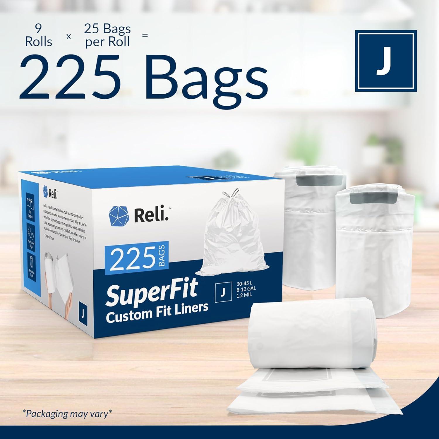 Bolsas de Basura Reli. SuperFit Código J 225 Unidades 45L