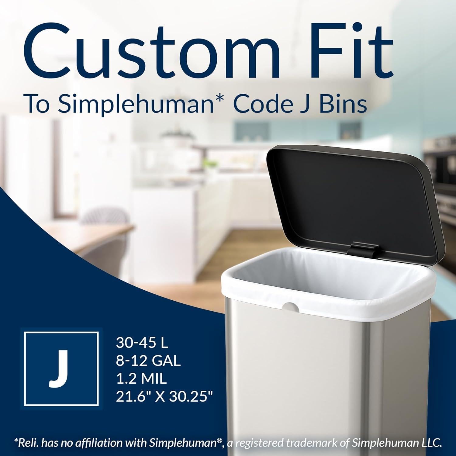 Bolsas de Basura Reli. SuperFit Código J 225 Unidades 45L