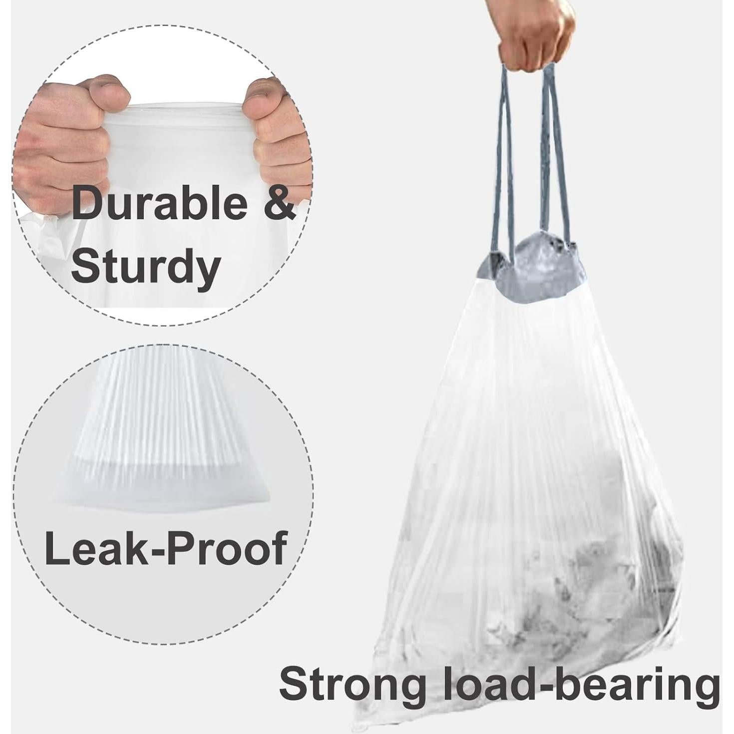 Bolsas de Basura Pesadas MENJITO 100 Unidades 18 Litros