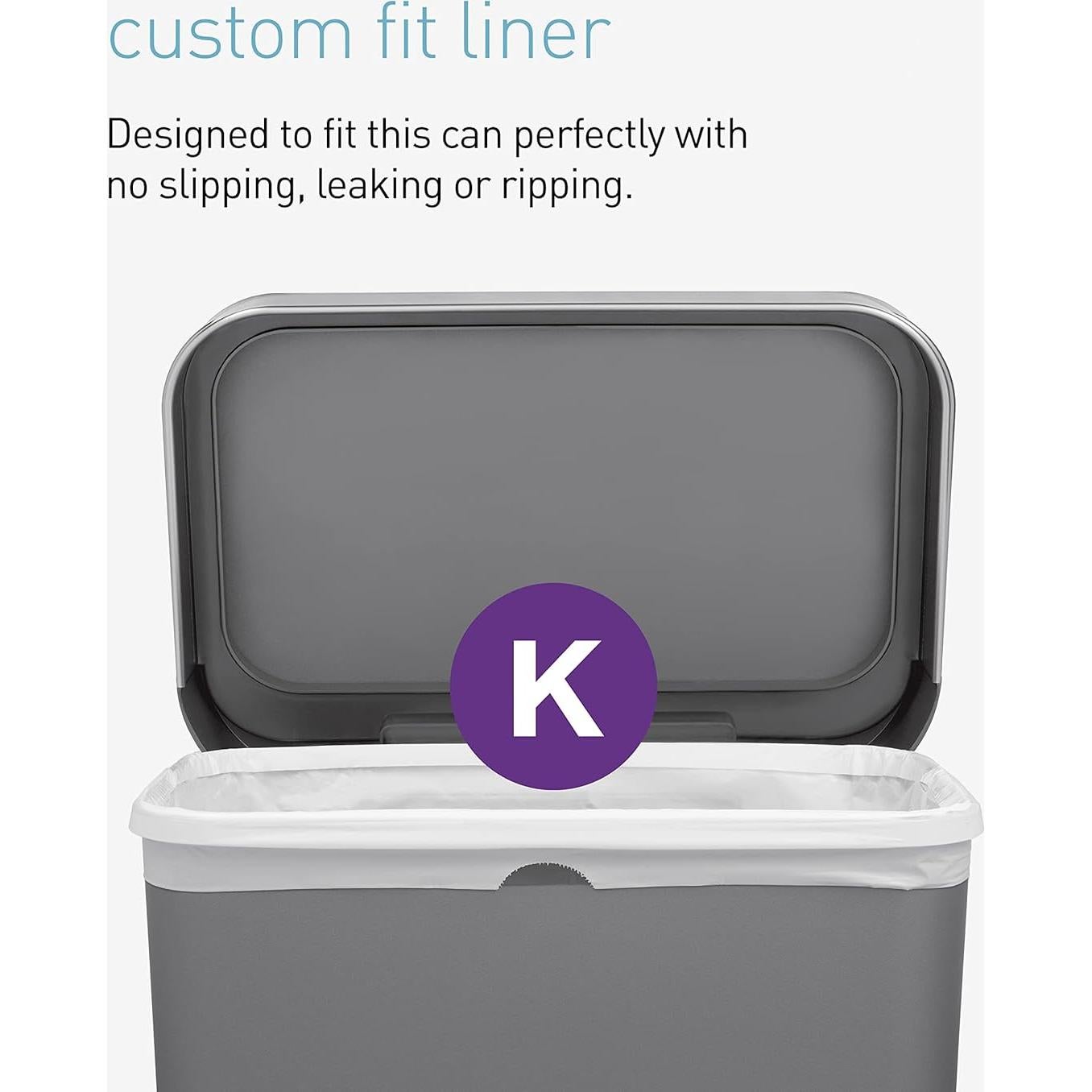 Forros de Basura Ajustados simplehuman 200 Unidades 45L Blanco