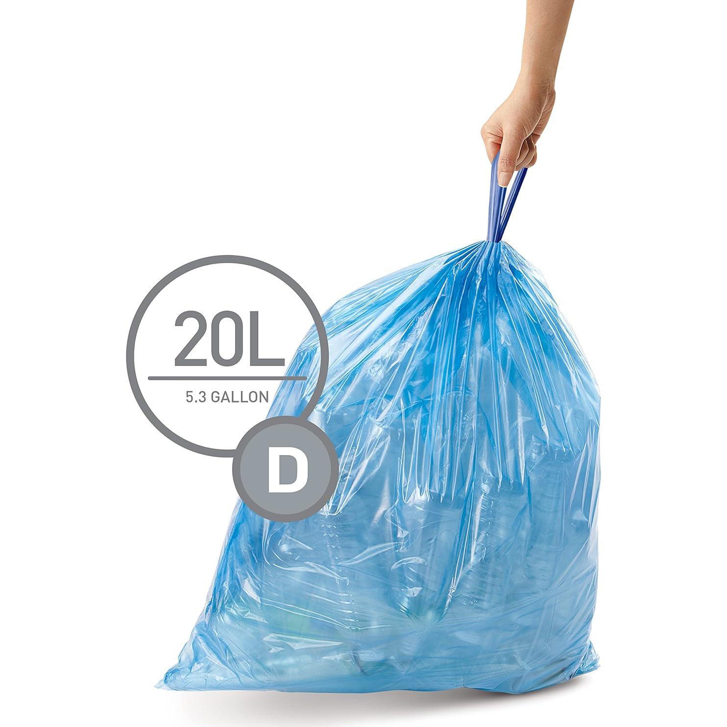 Bolsas de Basura 20L simplehuman Azul - 60 Unidades Originales