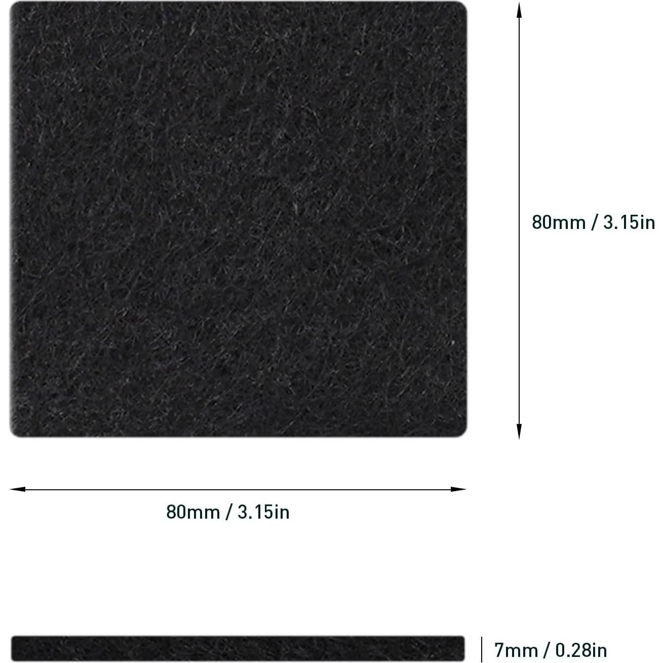 Filtros de Olor EKO de Carbón Activado - Paquete de 4 Reemplazos