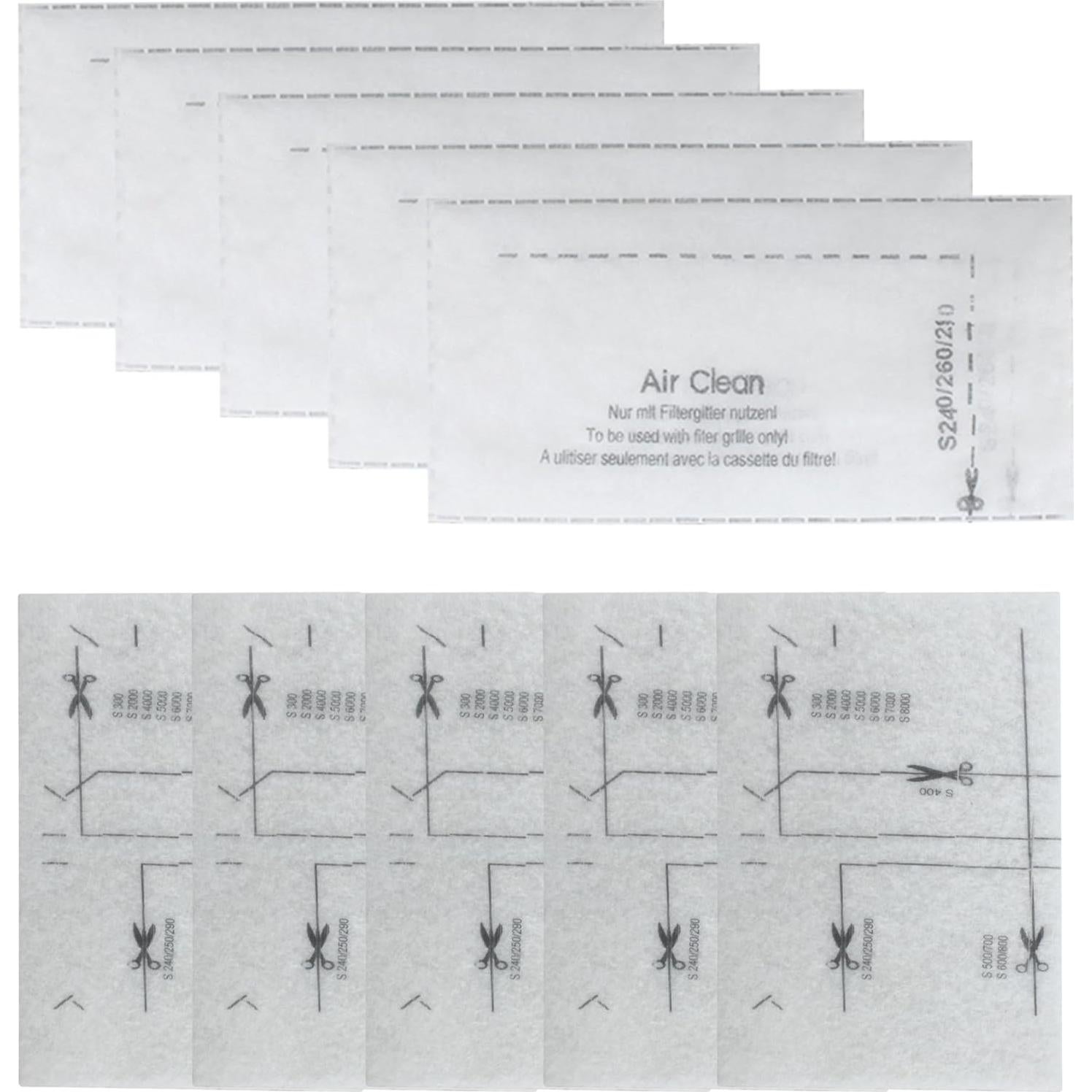 Filtros de Reemplazo AOQIVIS para Aspiradoras Miele C1 C2 C3 (10pack)