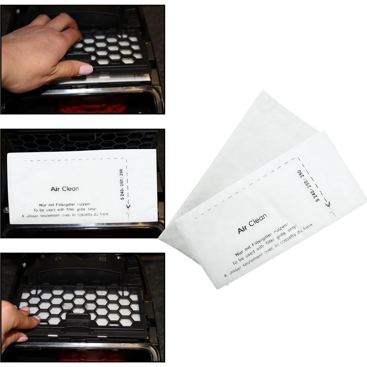 Filtros Nispira AirClean para Aspiradoras Miele Classic C1 C2 C3