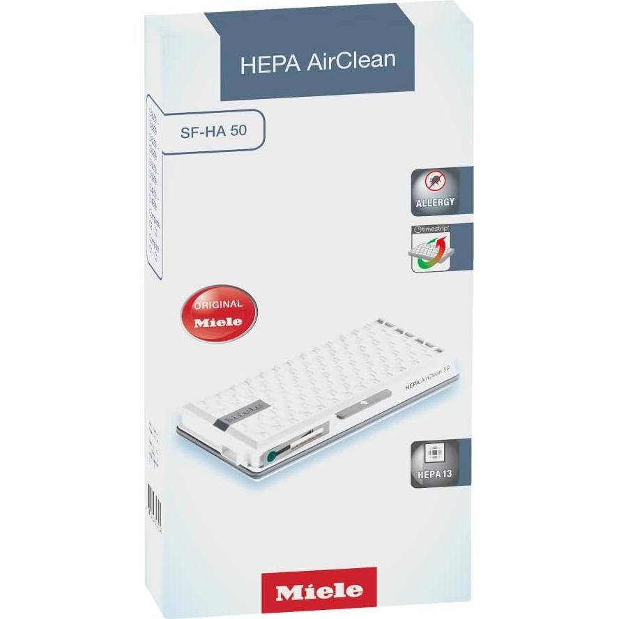 Filtro HEPA Miele SFHA50-2, Paquete XL 2 Filtros, 99.95% Eficiencia