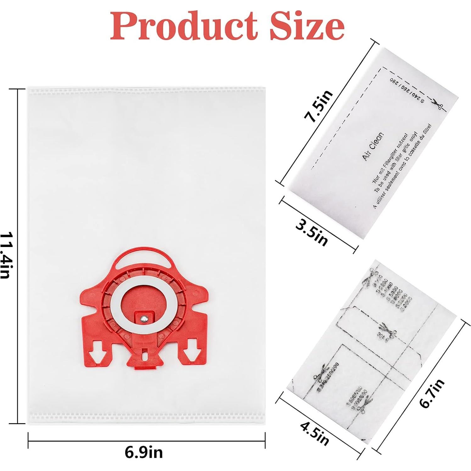 Bolsas de Polvo 3D Airclean Improvedhand FJM - 20 Unidades