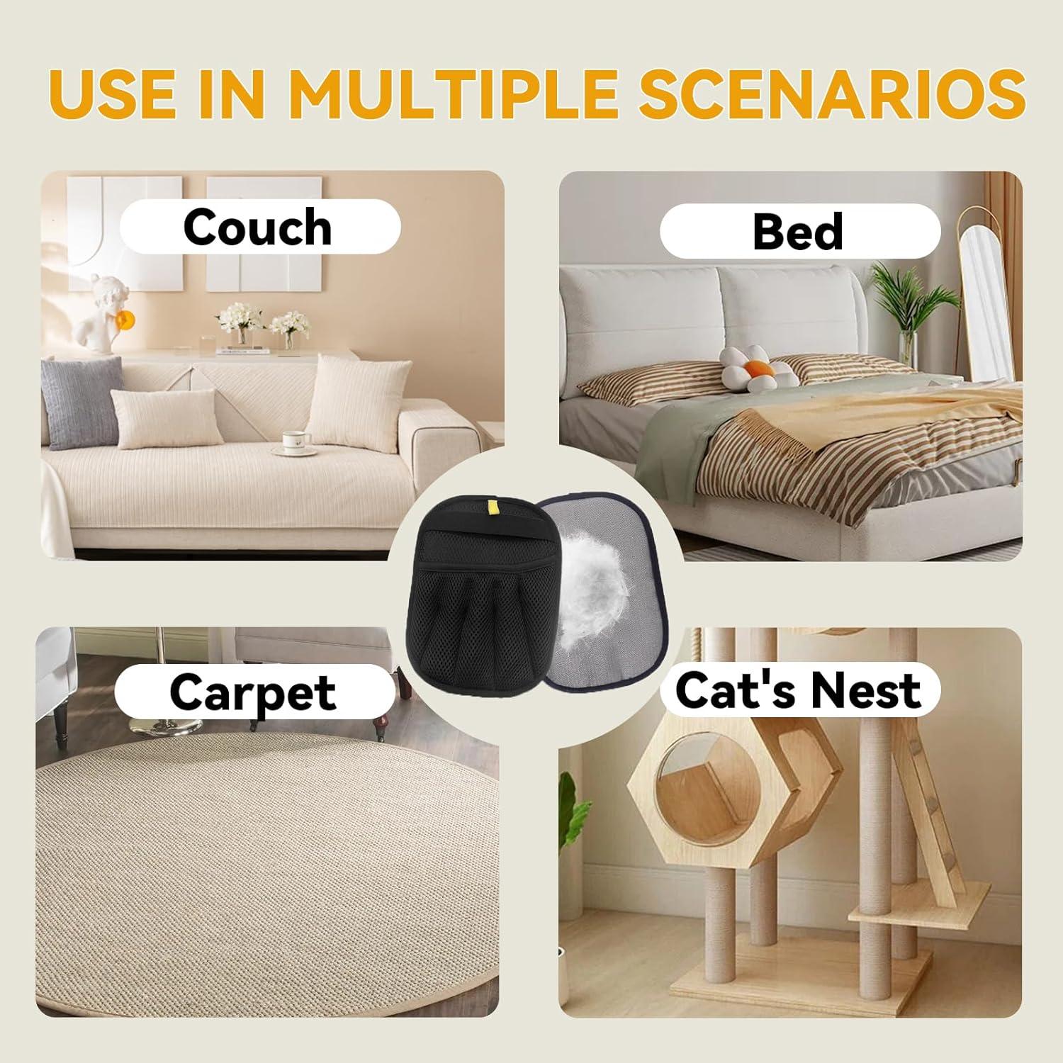 Guantes Quitapelos Electroestáticos KENDINIX - 3 Paquetes